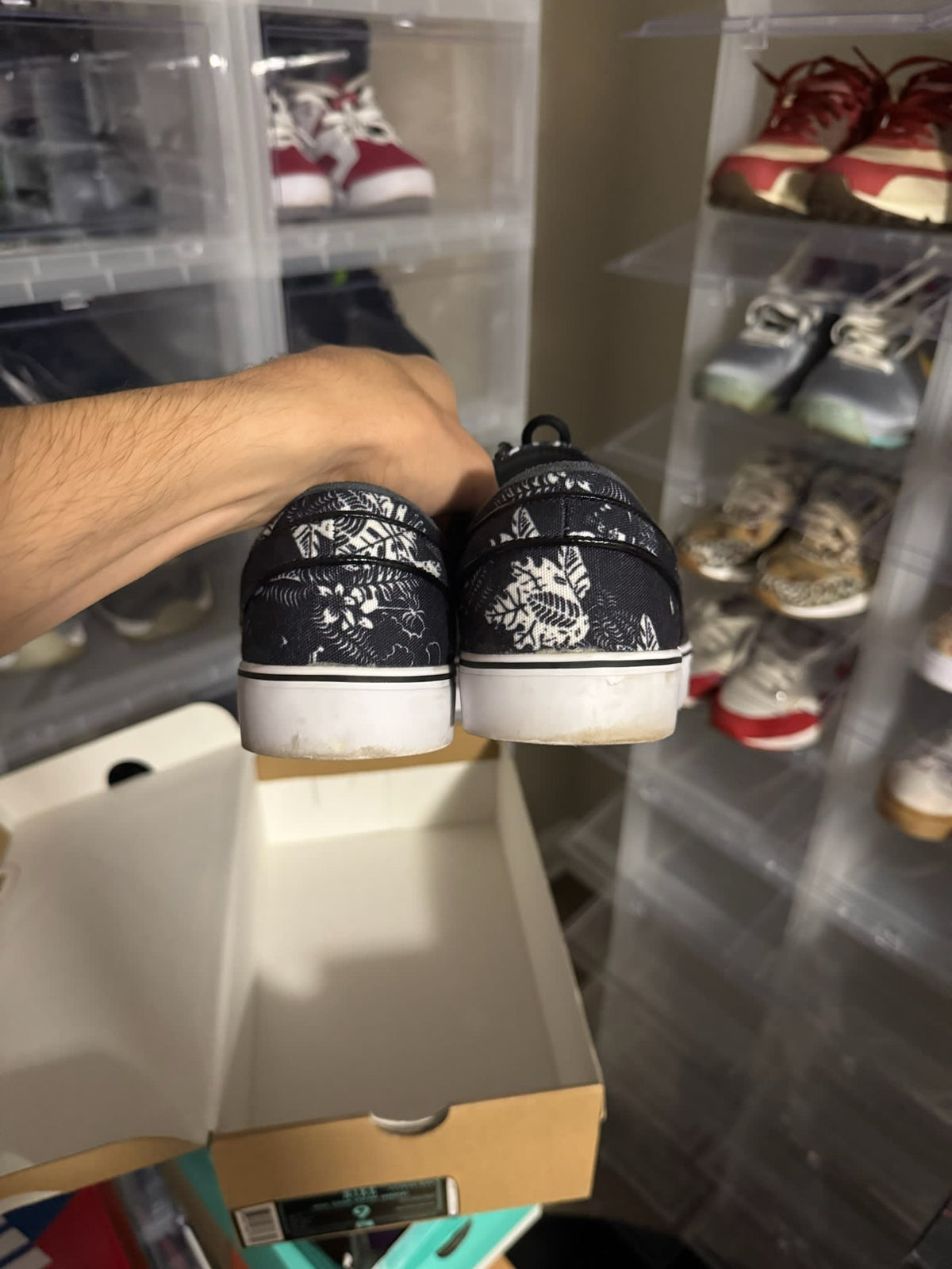 [HY828] Nike SB Zoom Stefan Janoski Black Floral