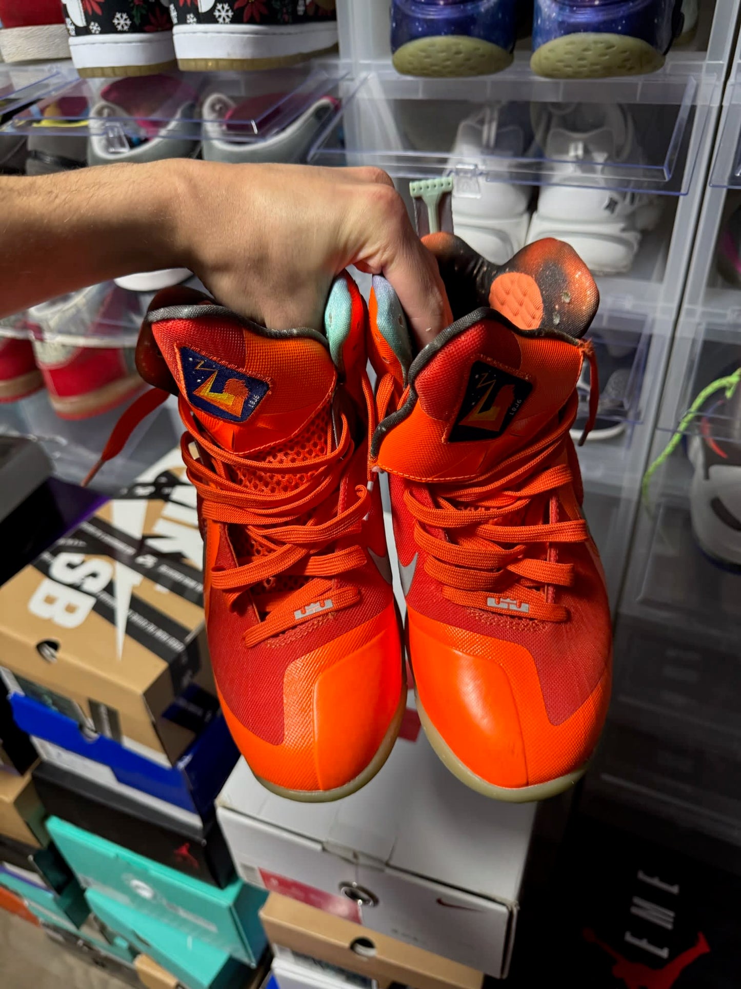 Size 9 Preowned Nike LeBron 9 Big Bang AS (2012)