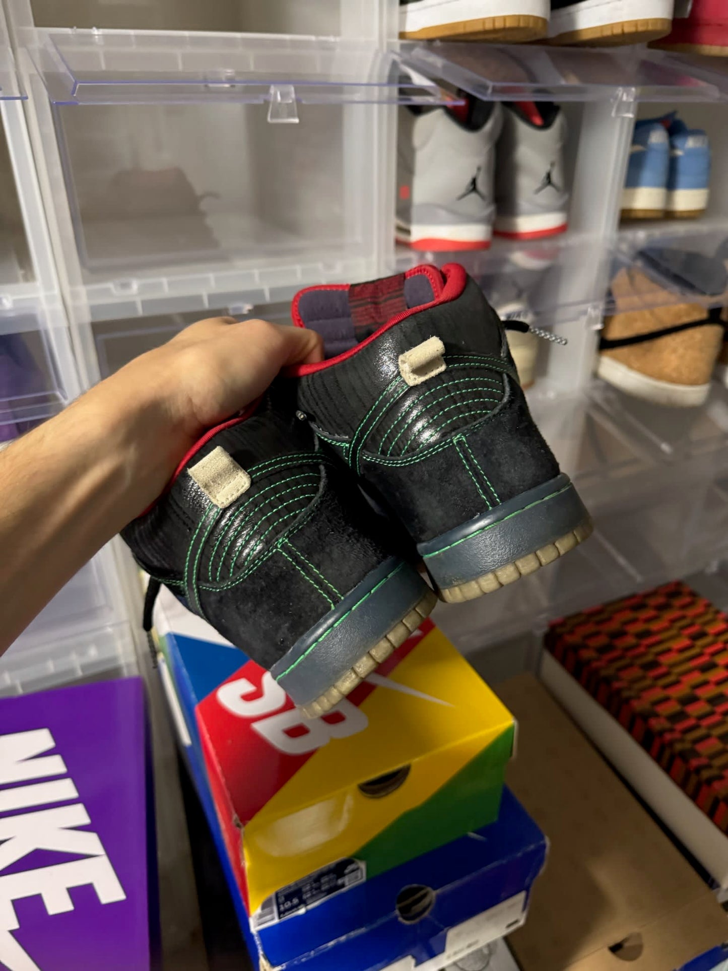 Size 9 Preowned (NB) Nike SB Dunk High Twin Peaks