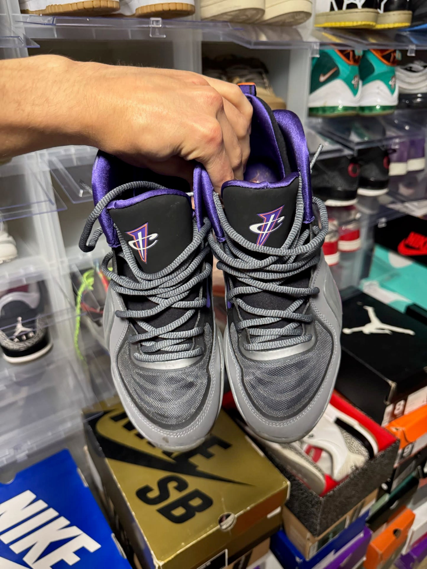 Size 9 Preowned (NB) Nike Penny V Phoenix Suns