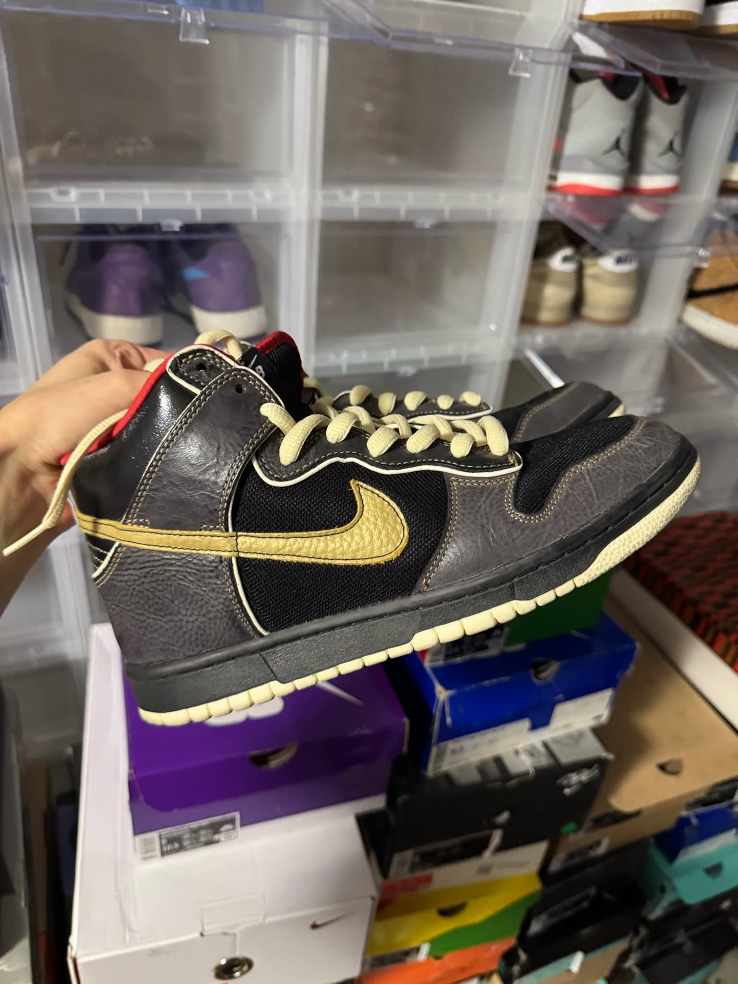 Size 9 Preowned (NB) Nike SB Dunk High Marshall Amps