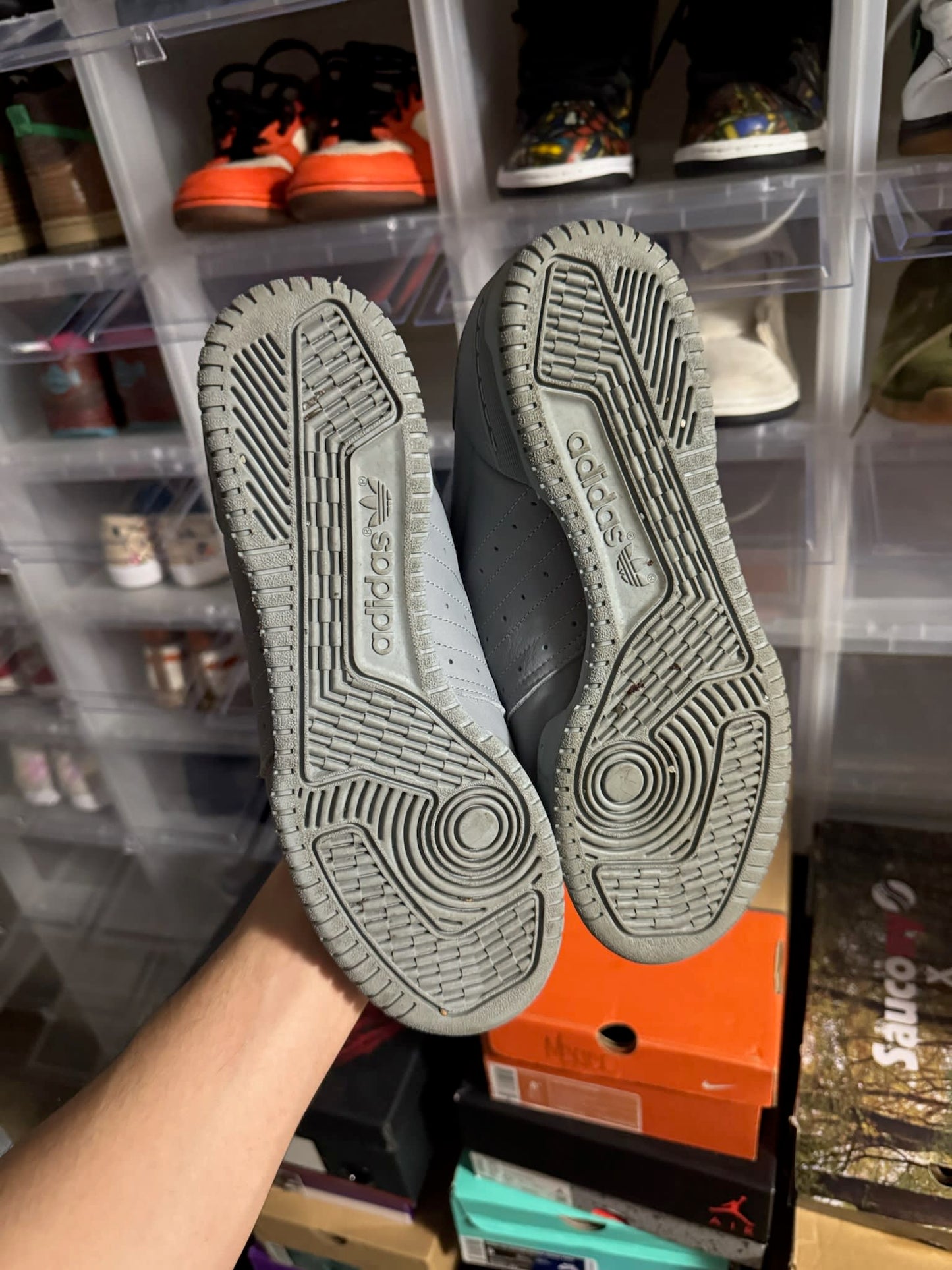 HY795 adidas Yeezy Powerphase Calabasas Grey