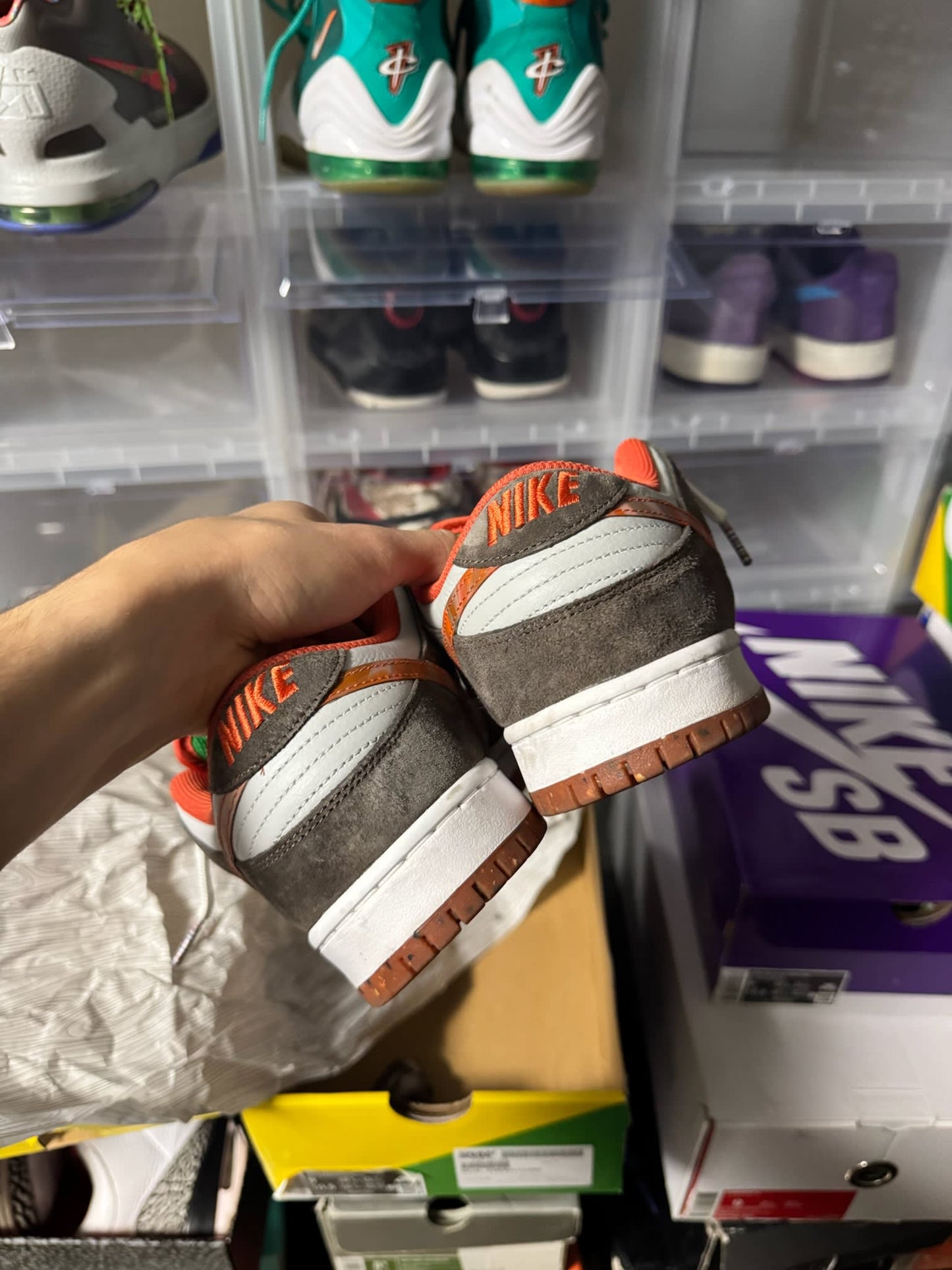 Size 9 Preowned Nike SB Dunk Low Crushed D.C.