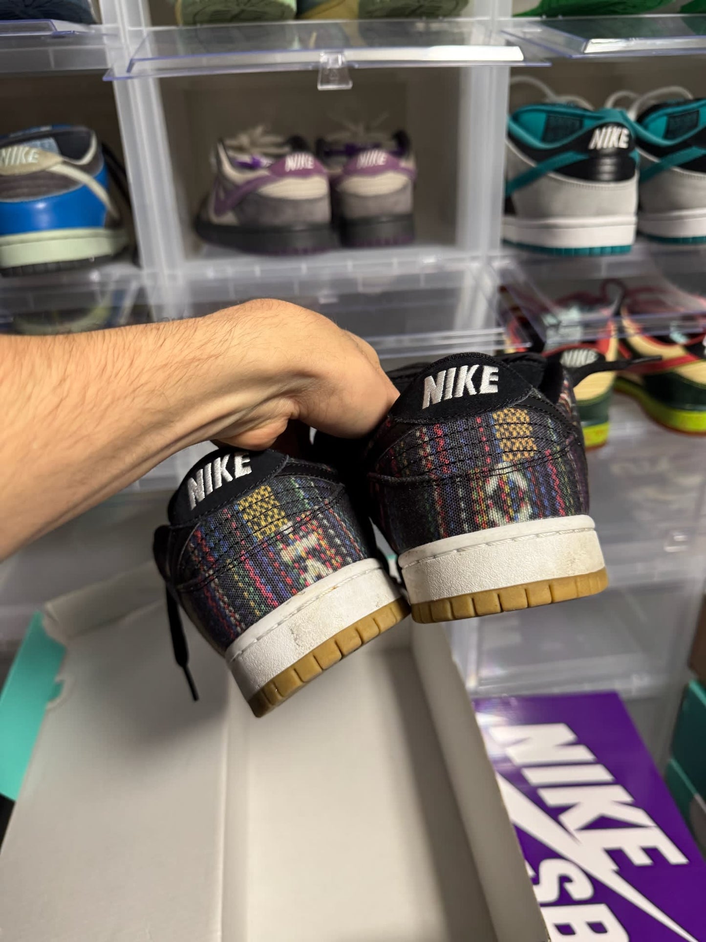 Size 9 Preowned Nike SB Dunk Low Hackey Sack