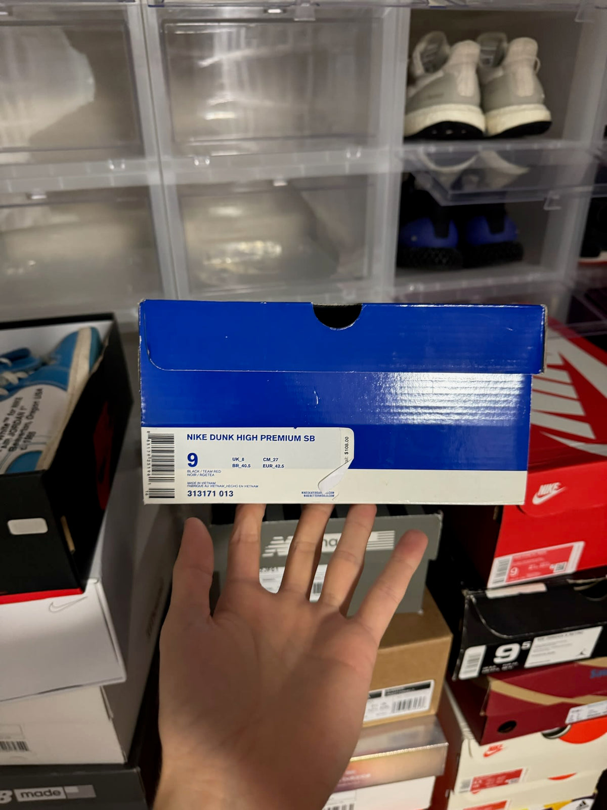 [HY849] Nike SB Dunk High Brooklyn Projects Reign In Blood Slayer
