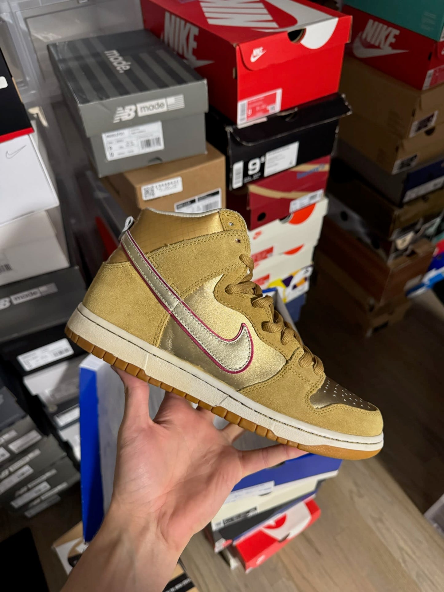 HY850 Nike SB Dunk High Koston Thai Temple