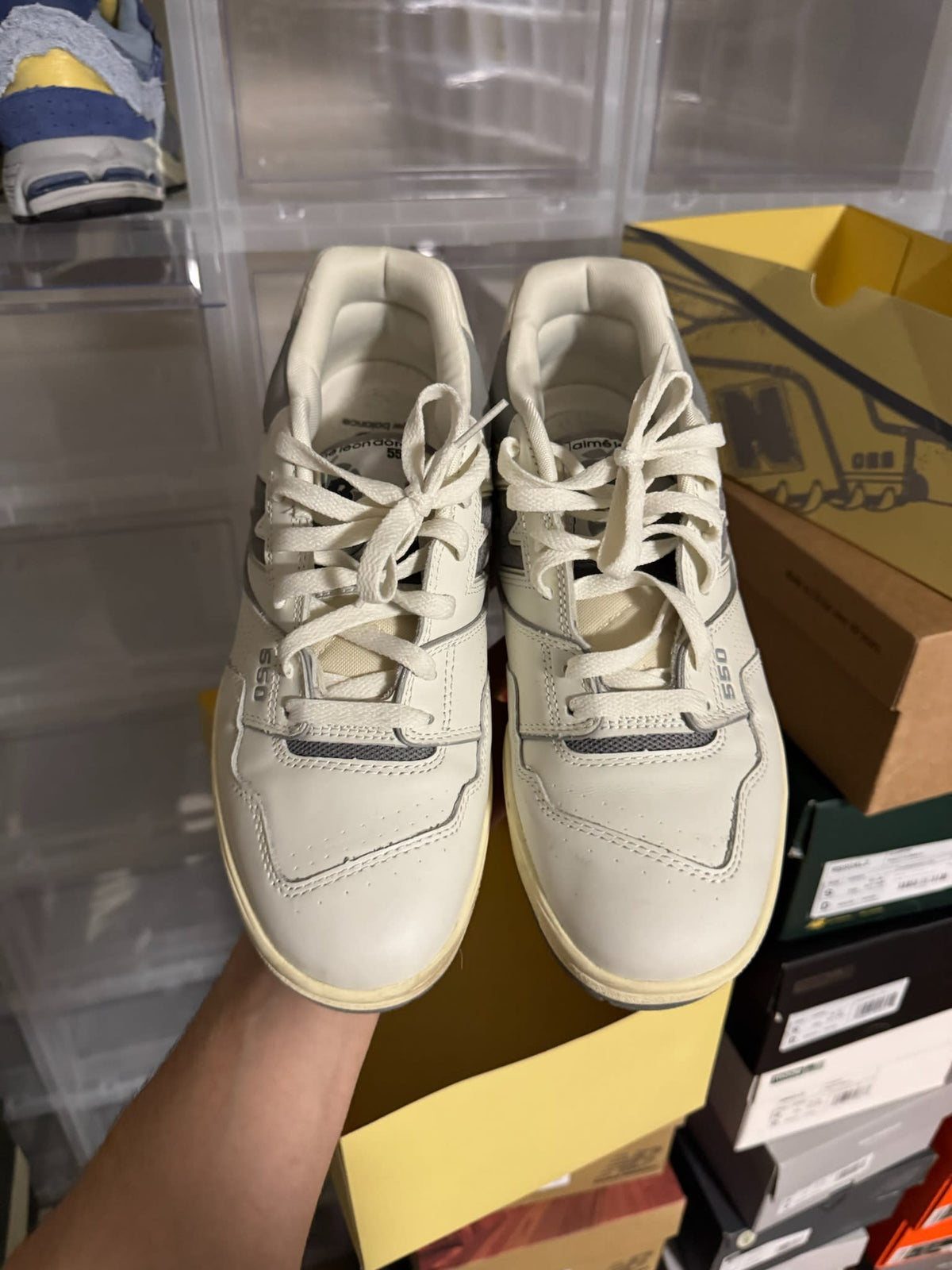 [HY918] New Balance 550 Aime Leon Dore White Grey