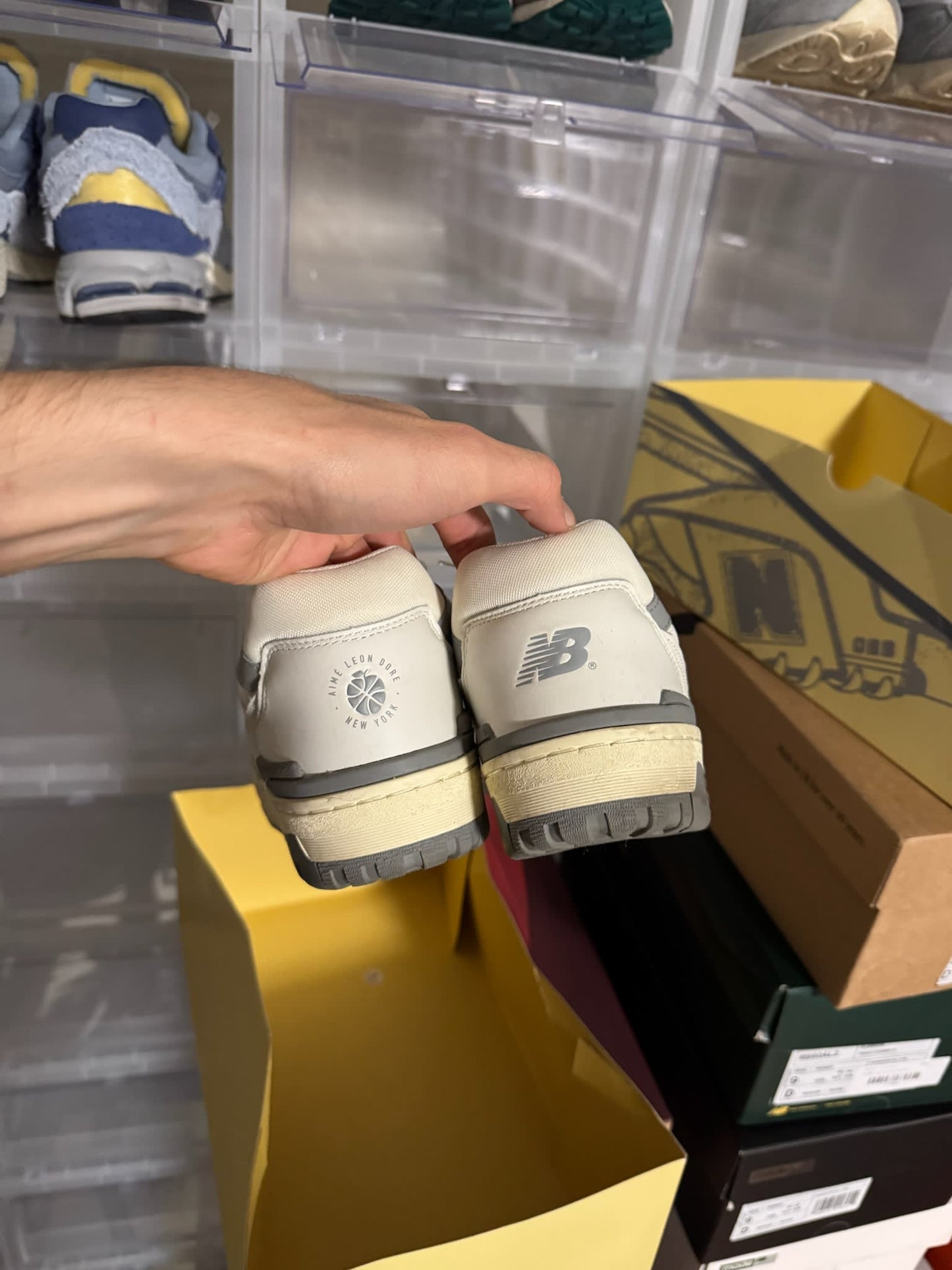 [HY918] New Balance 550 Aime Leon Dore White Grey