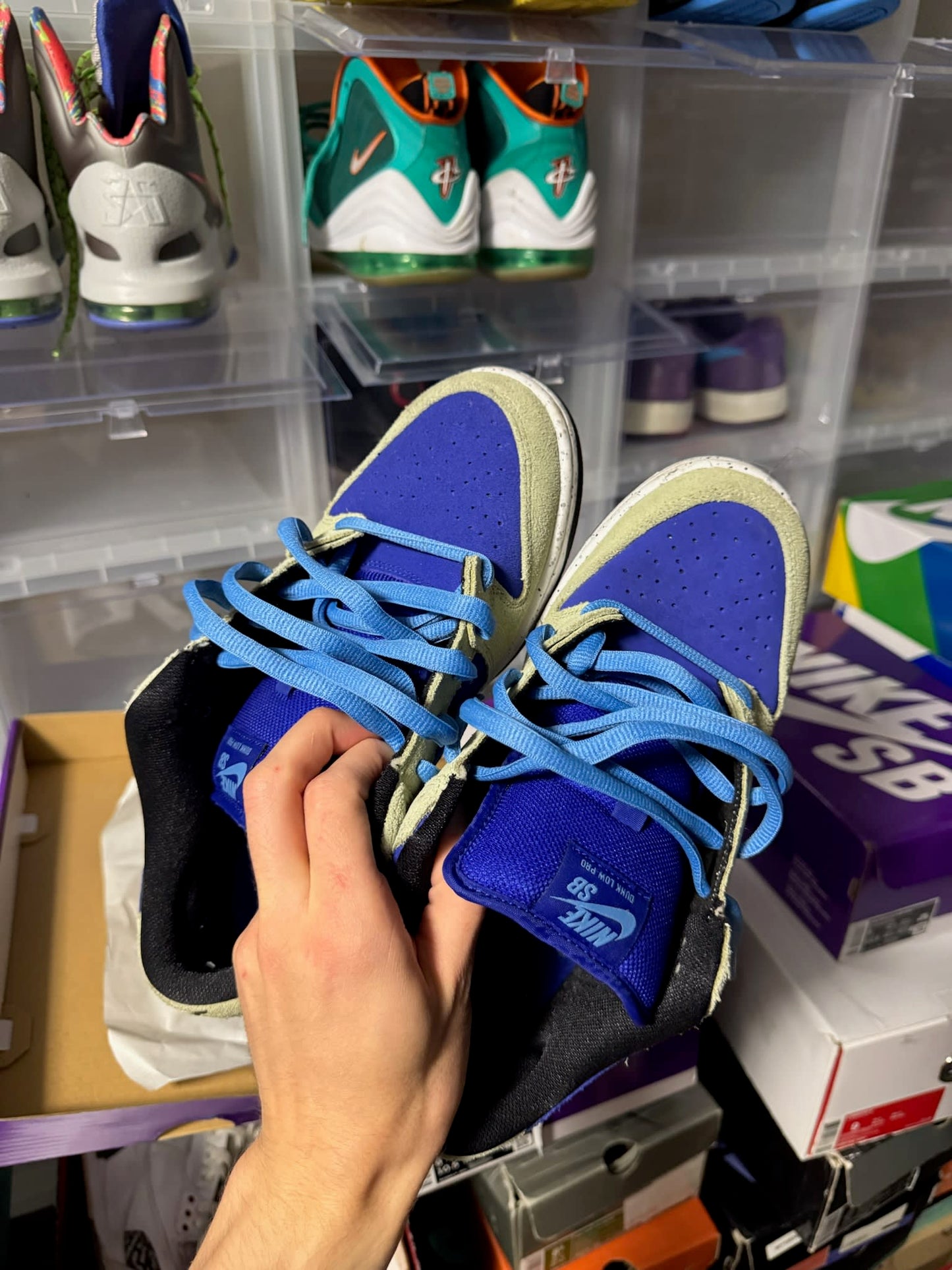 Size 9 Preowned Nike SB Dunk Low ACG Celadon