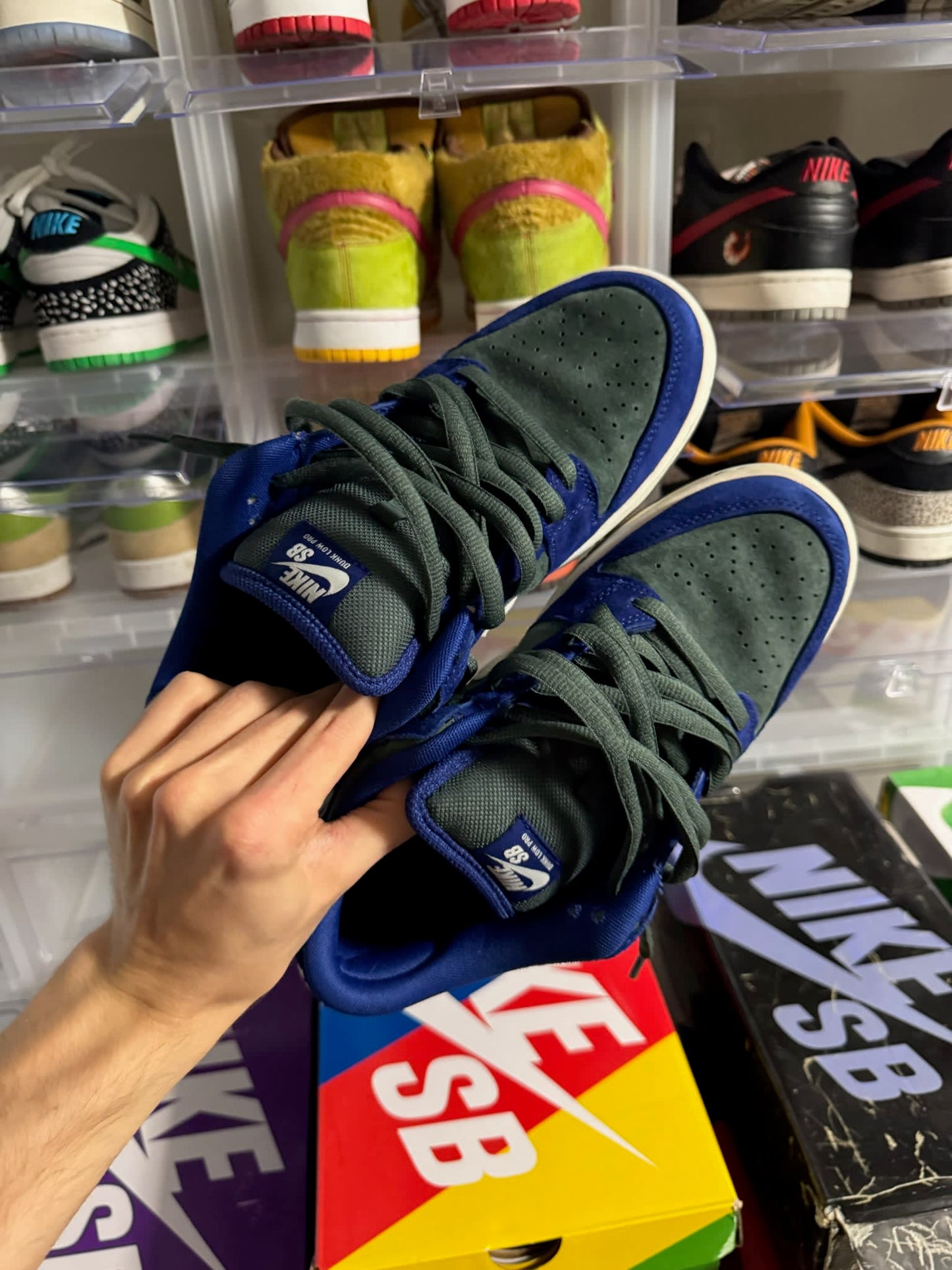 Size 9 Preowned (NB) Nike SB Dunk Low Deep Royal Blue