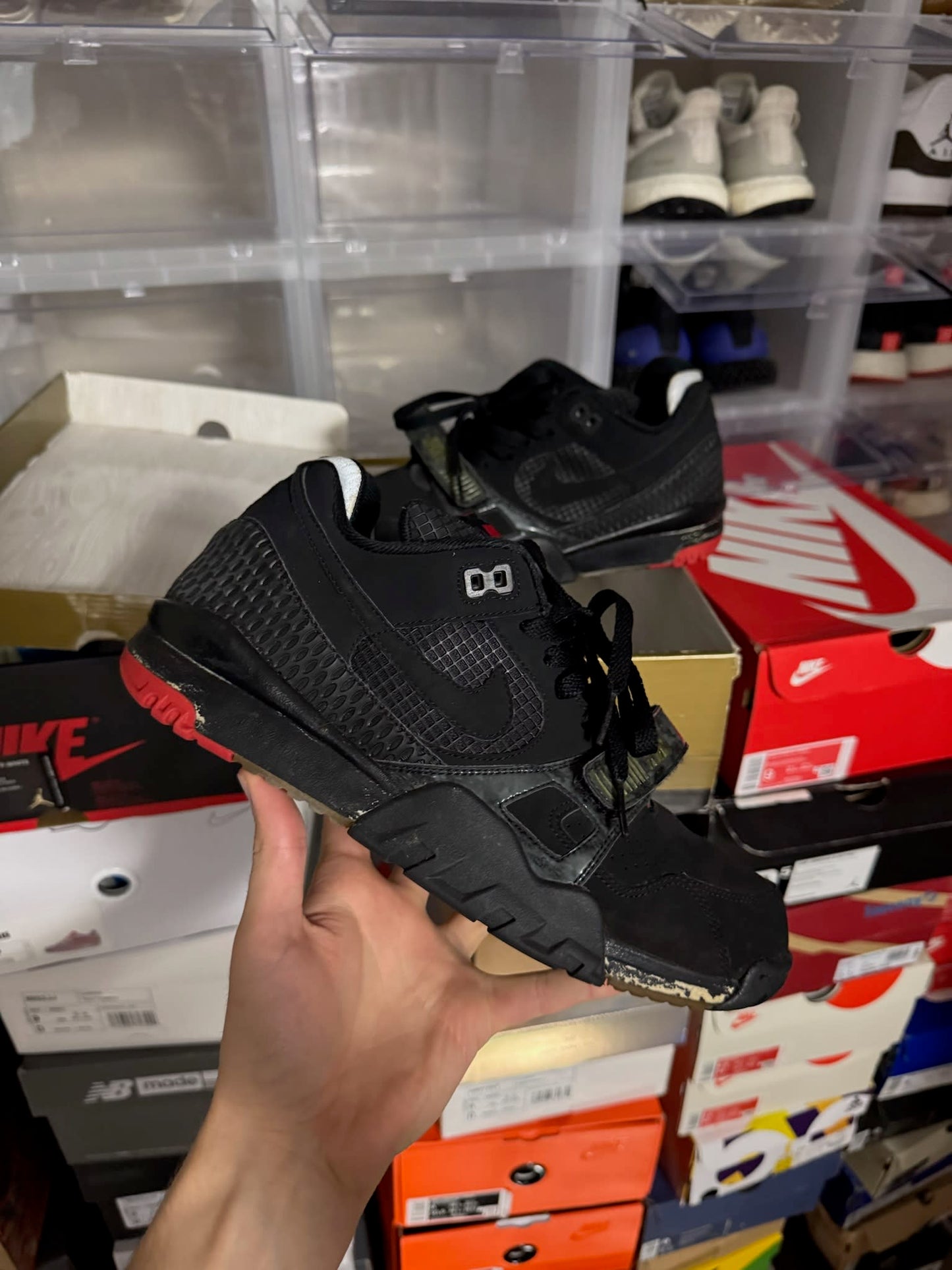 HY836 Nike Air Trainer 2 SB Supreme Black
