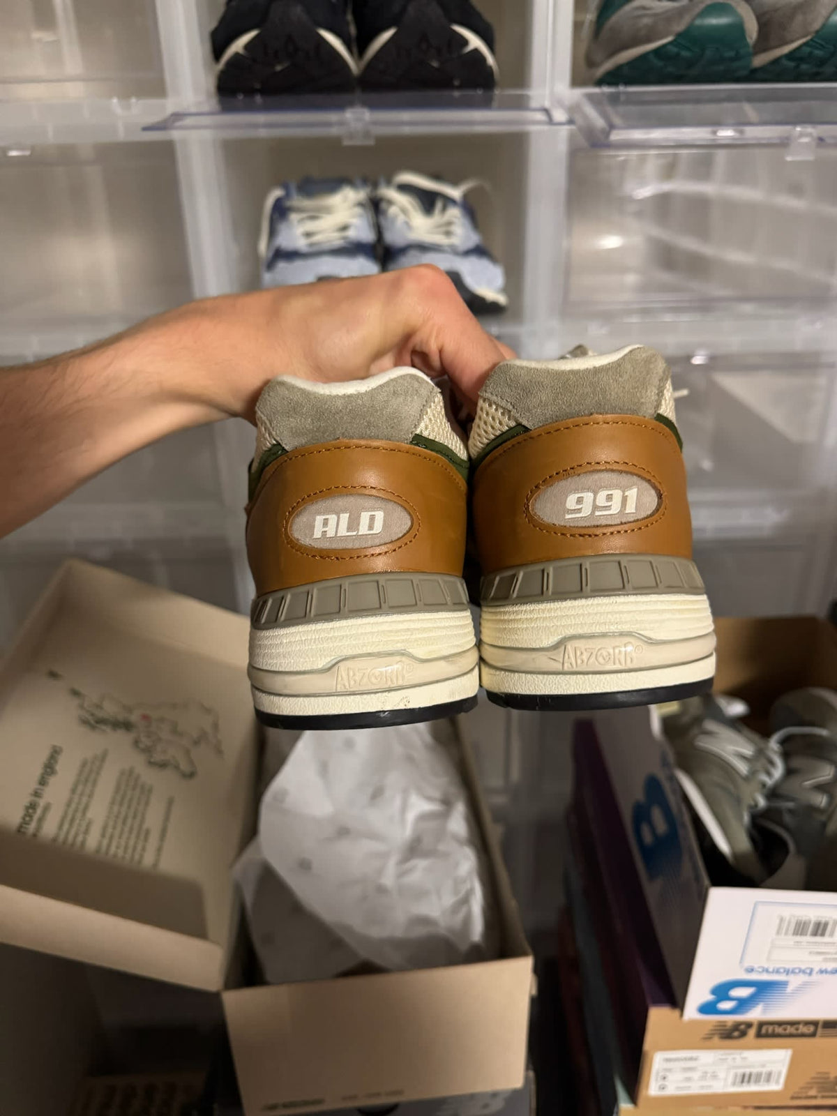 [HY931] New Balance 991 Aime Leon Dore MiUK Tan