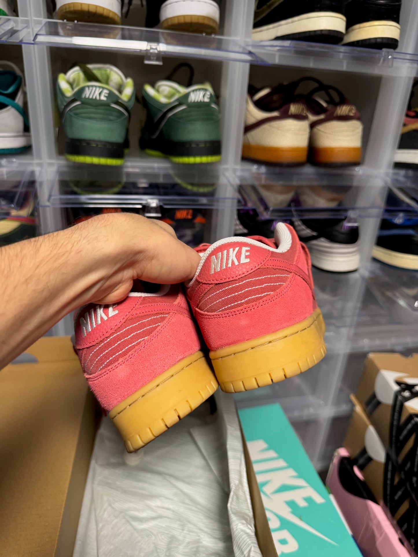Size 9 Preowned Nike SB Dunk Low Adobe