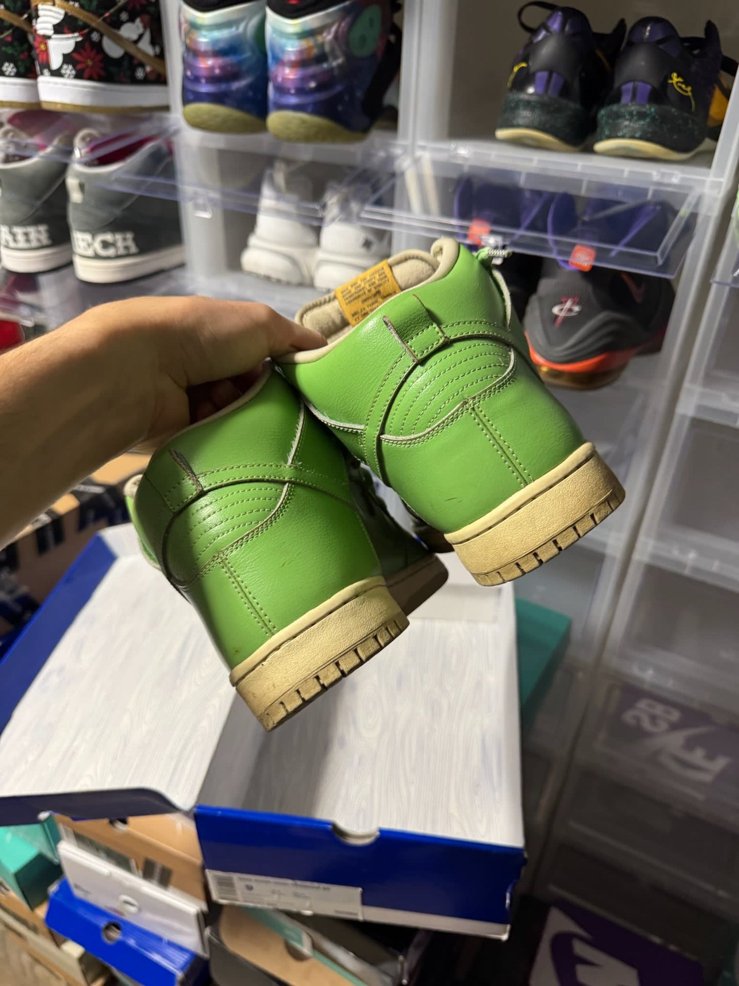 Size 9 Preowned Nike SB Dunk High Statue of Liberty