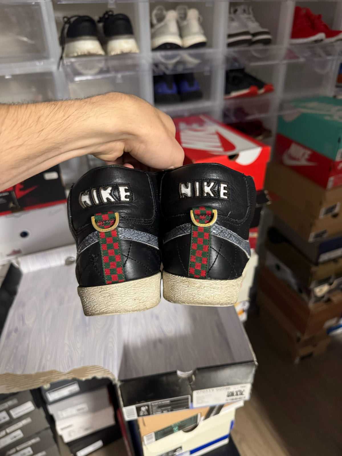 [HY854] Nike SB Blazer Supreme Black (2006)