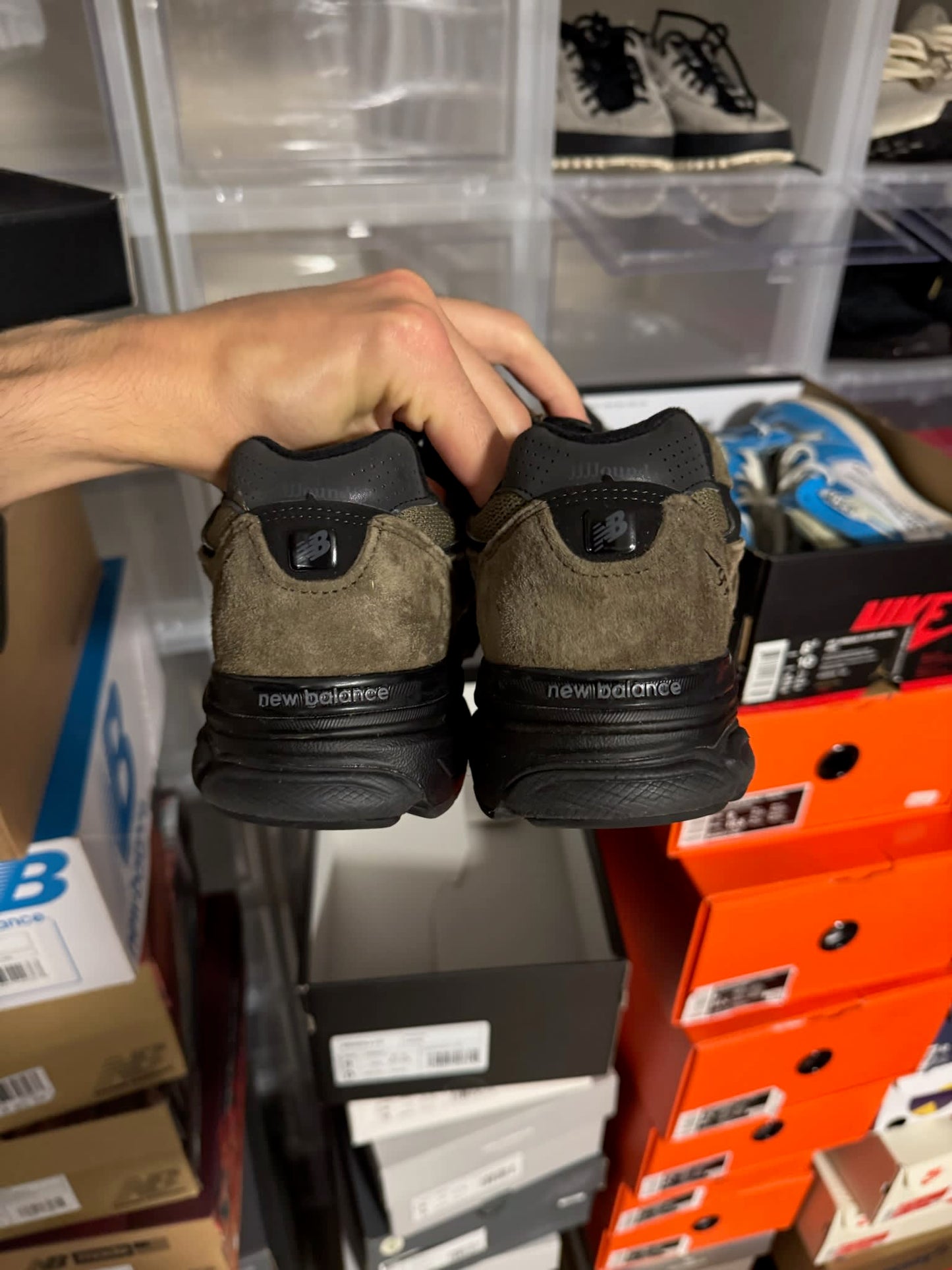 HY908 New Balance 990v3 MiUSA JJJJound Brown Black