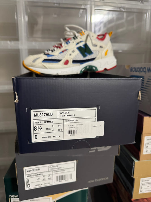 [HY927] New Balance 827 Abzorb Aime Leon Dore White Multi