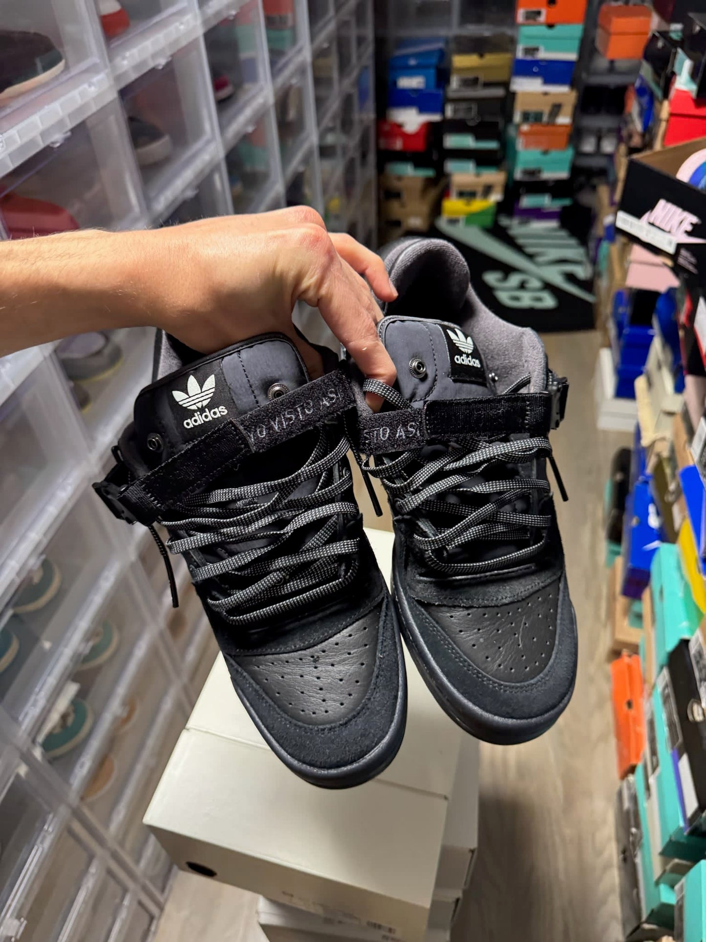 Size 9 Preowned adidas Forum Low Bad Bunny Back to School