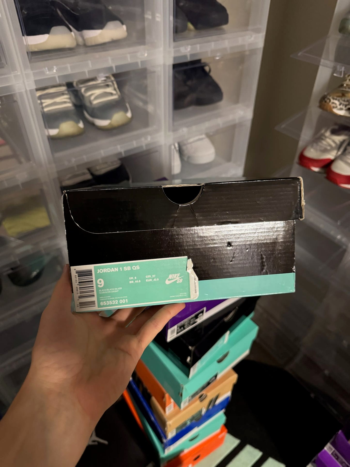 HY816 Jordan 1 SB Craig Stecyk Black Silver