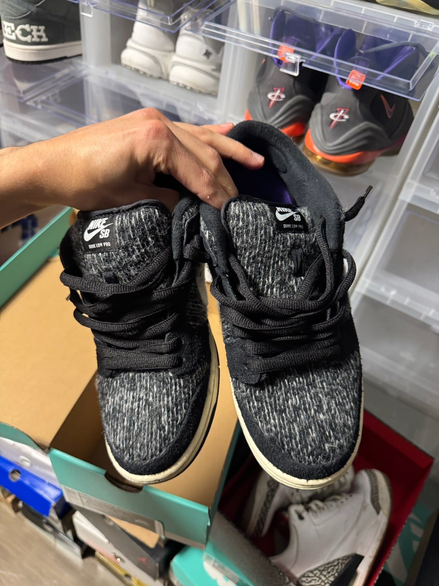 Size 9 Preowned Nike Dunk Low Warmth Pack