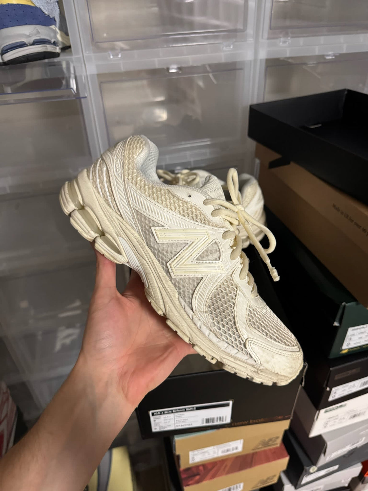 [HY919] New Balance 860v2 Aime Leon Dore White