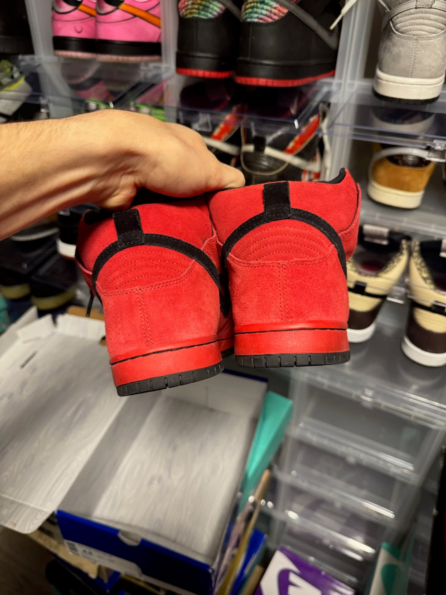 Size 8.5 Nike SB Dunk High Red Devil