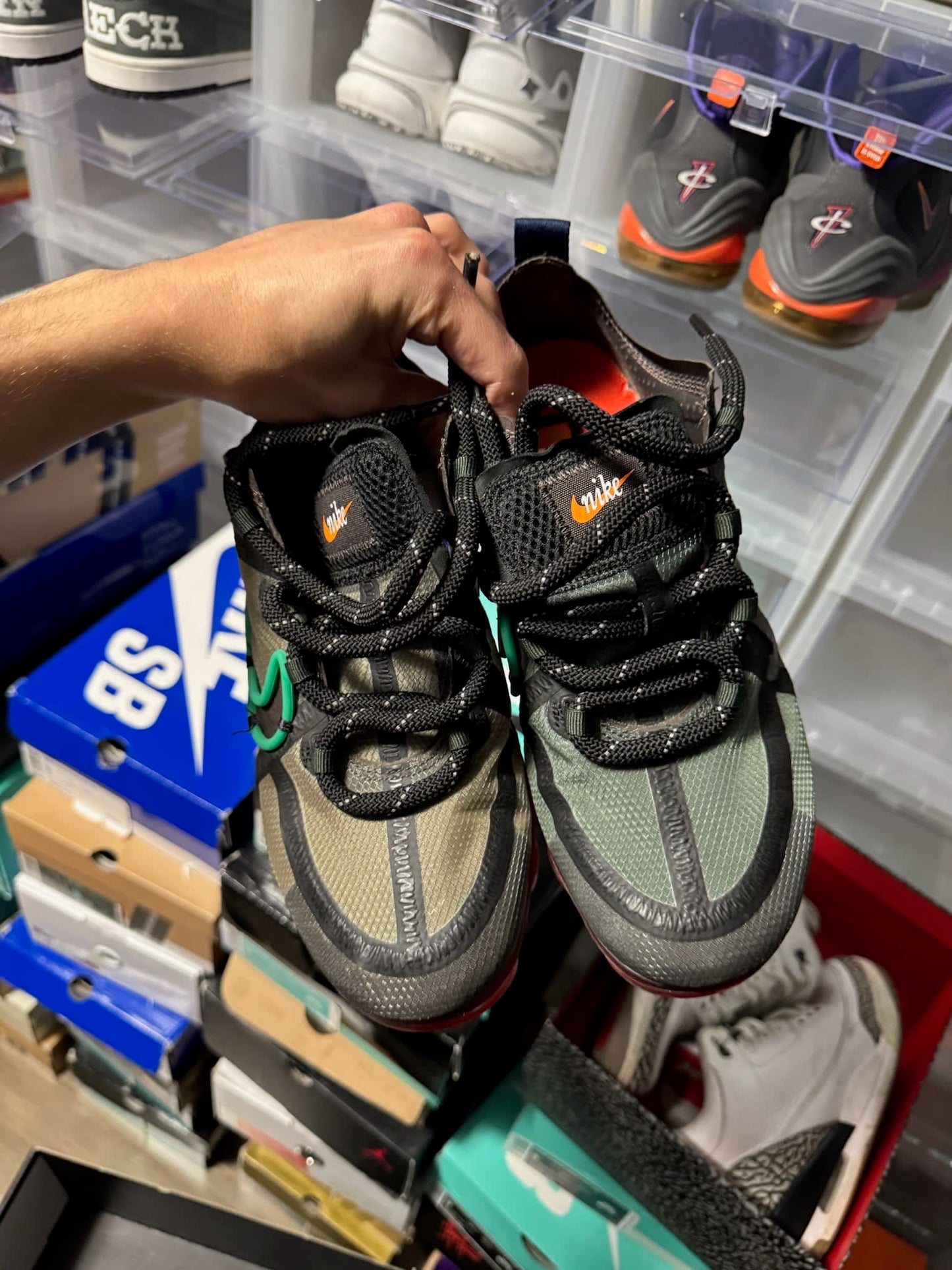 Size 10.5W Preowned Nike Air VaporMax 2019 Cactus Plant Flea Market (Women's)