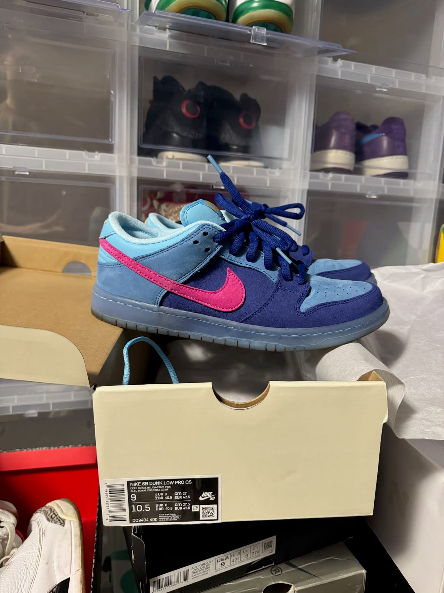 Size 9 Preowned Nike SB Dunk Low Run The Jewels