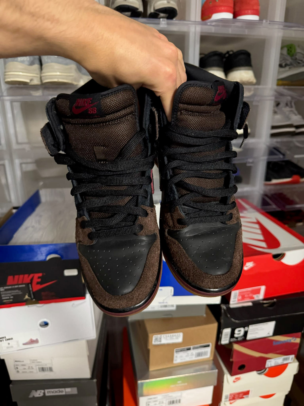 [HY849] Nike SB Dunk High Brooklyn Projects Reign In Blood Slayer