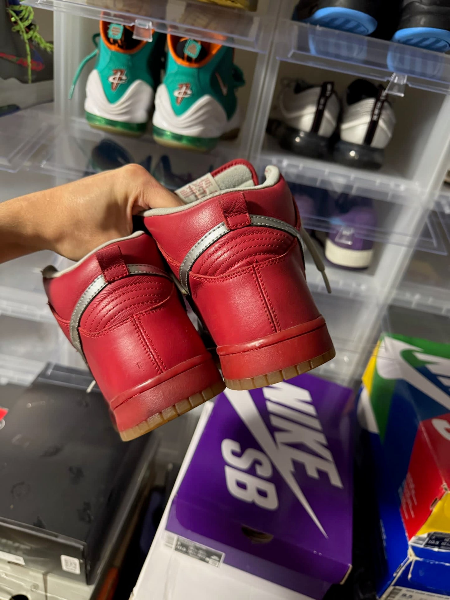 Size 9.5 Preowned (NB) Nike SB Dunk High Mork & Mindy