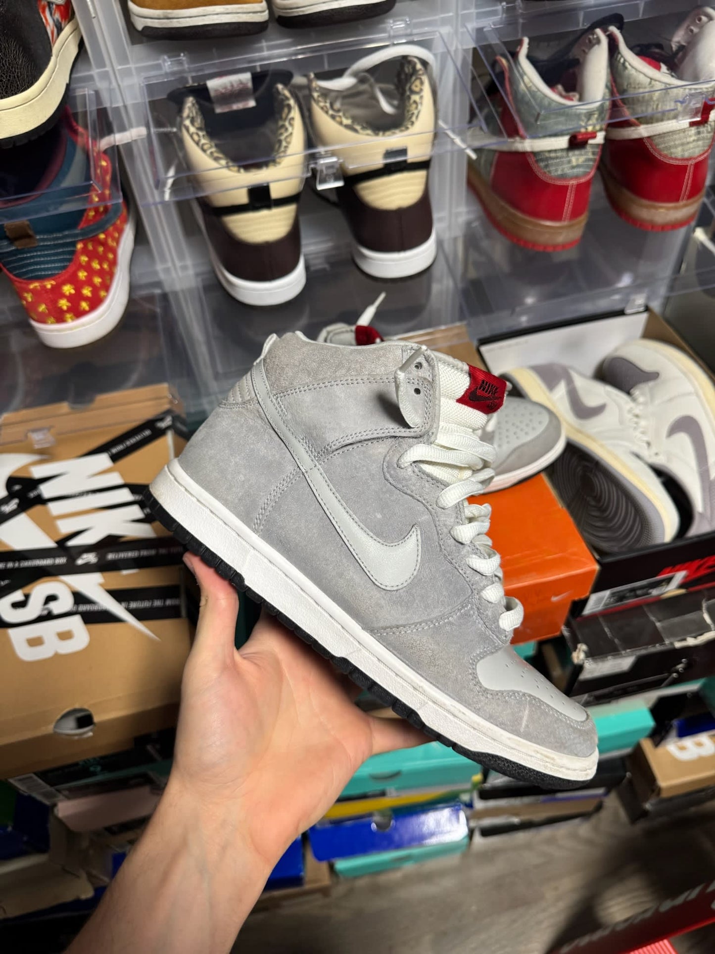 Size 8.5 Preowned Nike SB Dunk High Pee Wee Herman