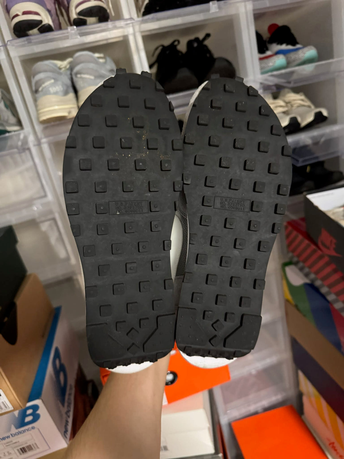 [HY895] Nike LD Waffle SF sacai Fragment Grey