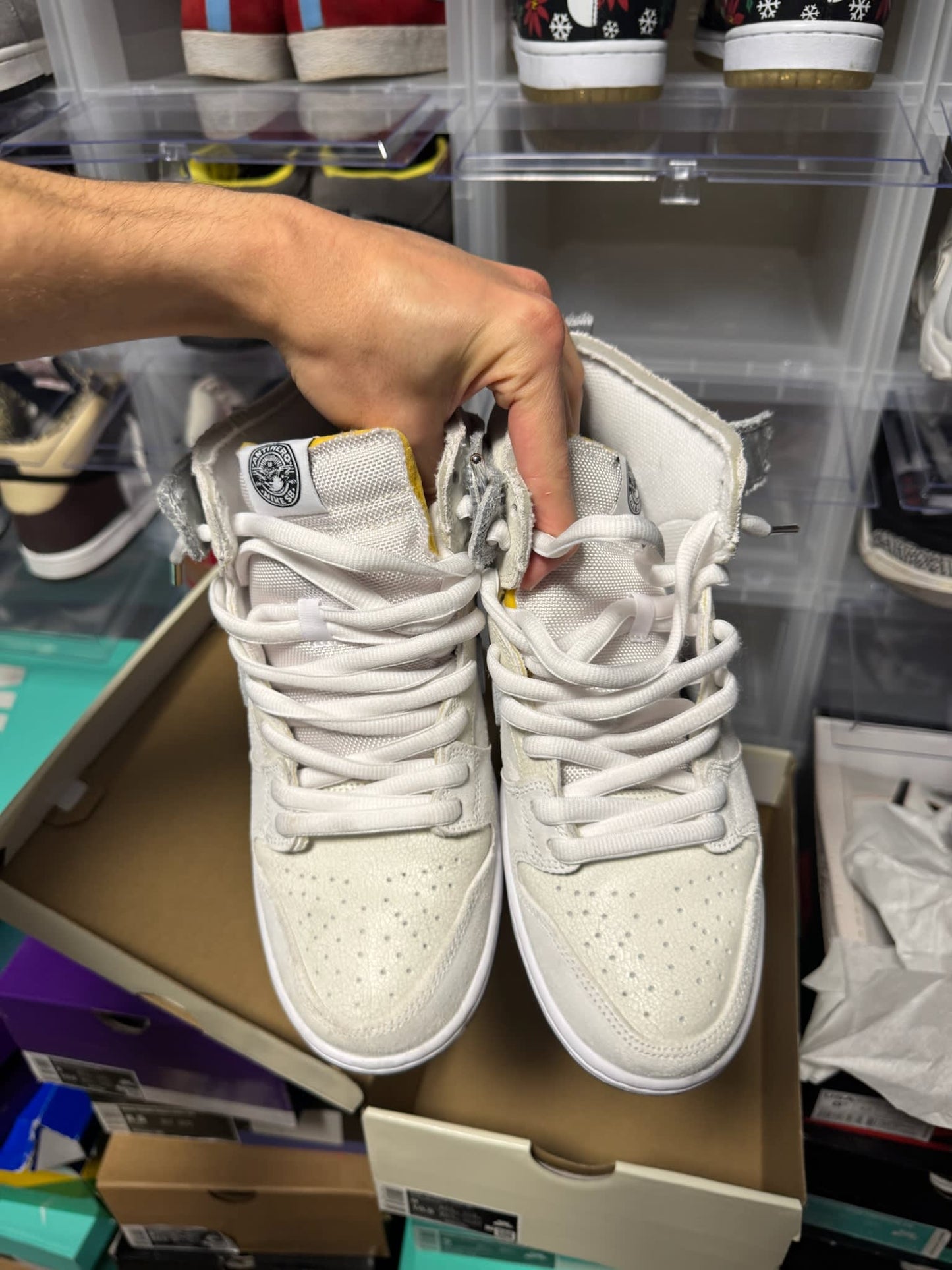Size 9 Preowned Nike SB Dunk High Antihero Skateboards