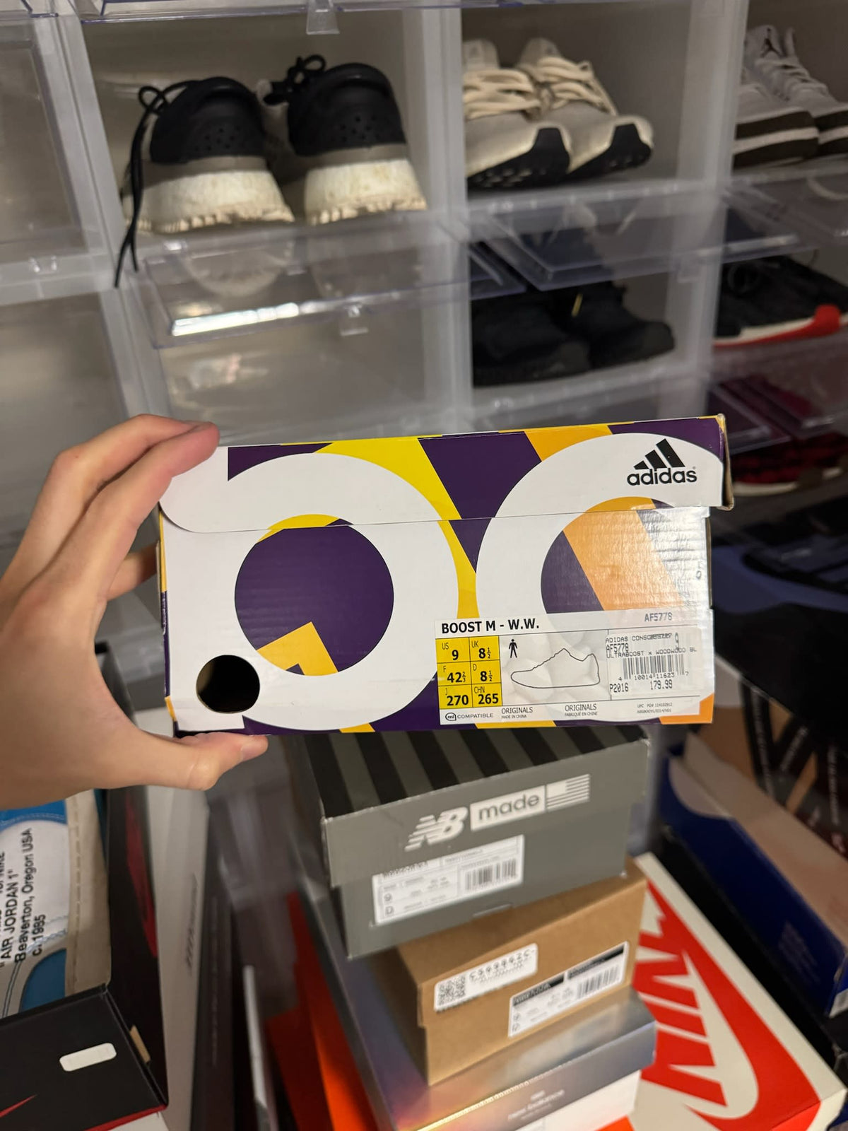 [HY885] adidas Ultra Boost 1.0 Wood Wood Black