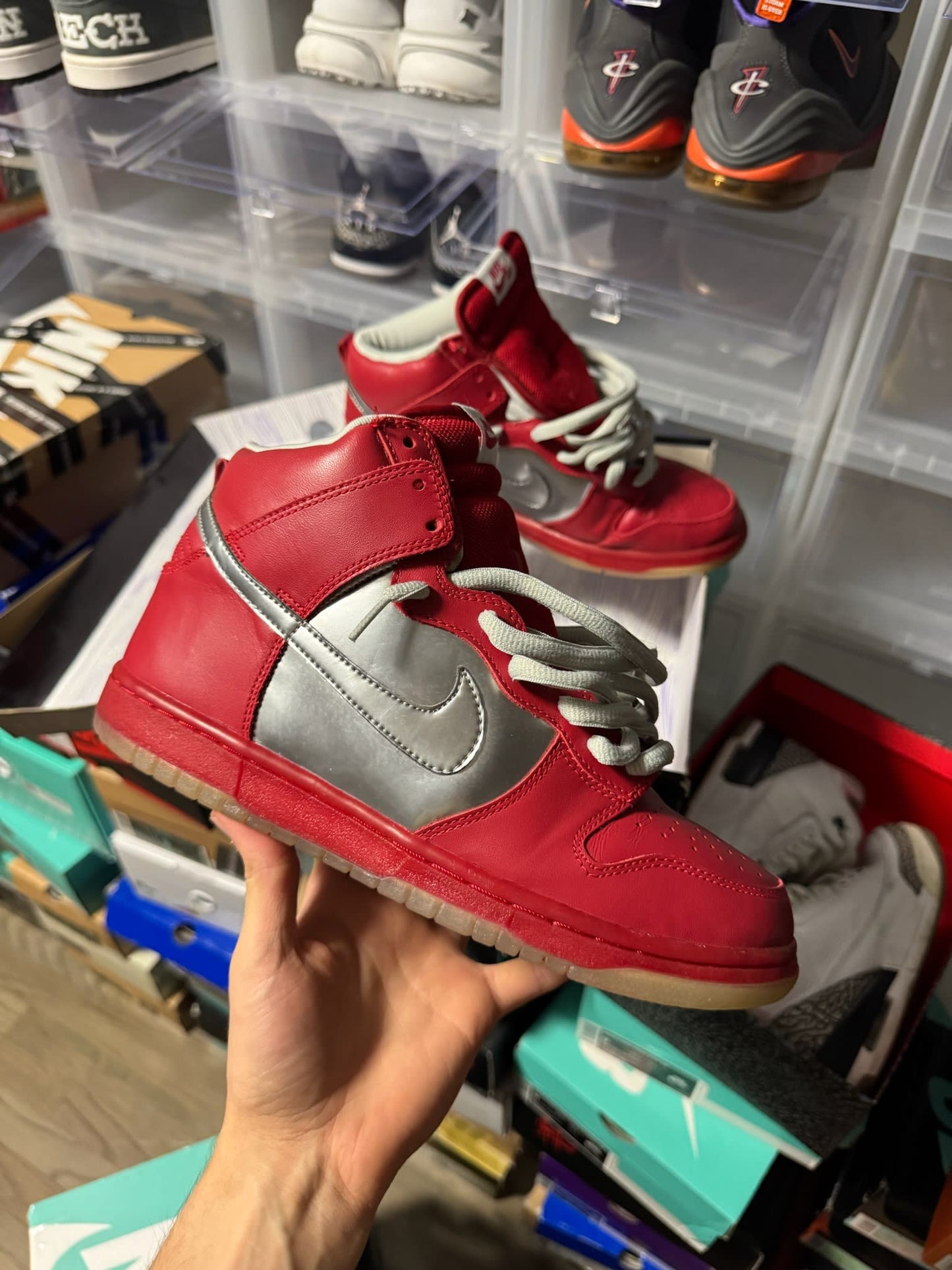 Size 10.5 Preowned Nike SB Dunk High Mork & Mindy