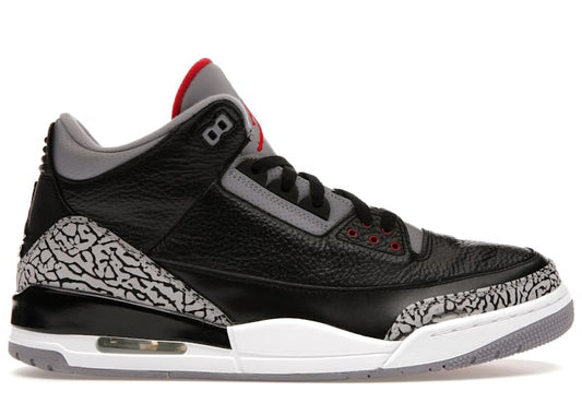 Size 8.5 Preowned (NB) Jordan 3 Retro Black Cement (2011)
