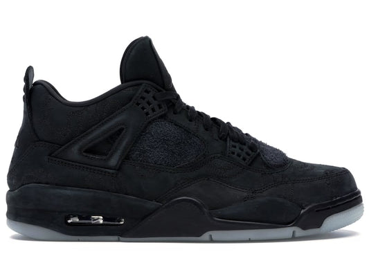 Size 11.5 Preowned (NB) Jordan 4 Retro Kaws Black