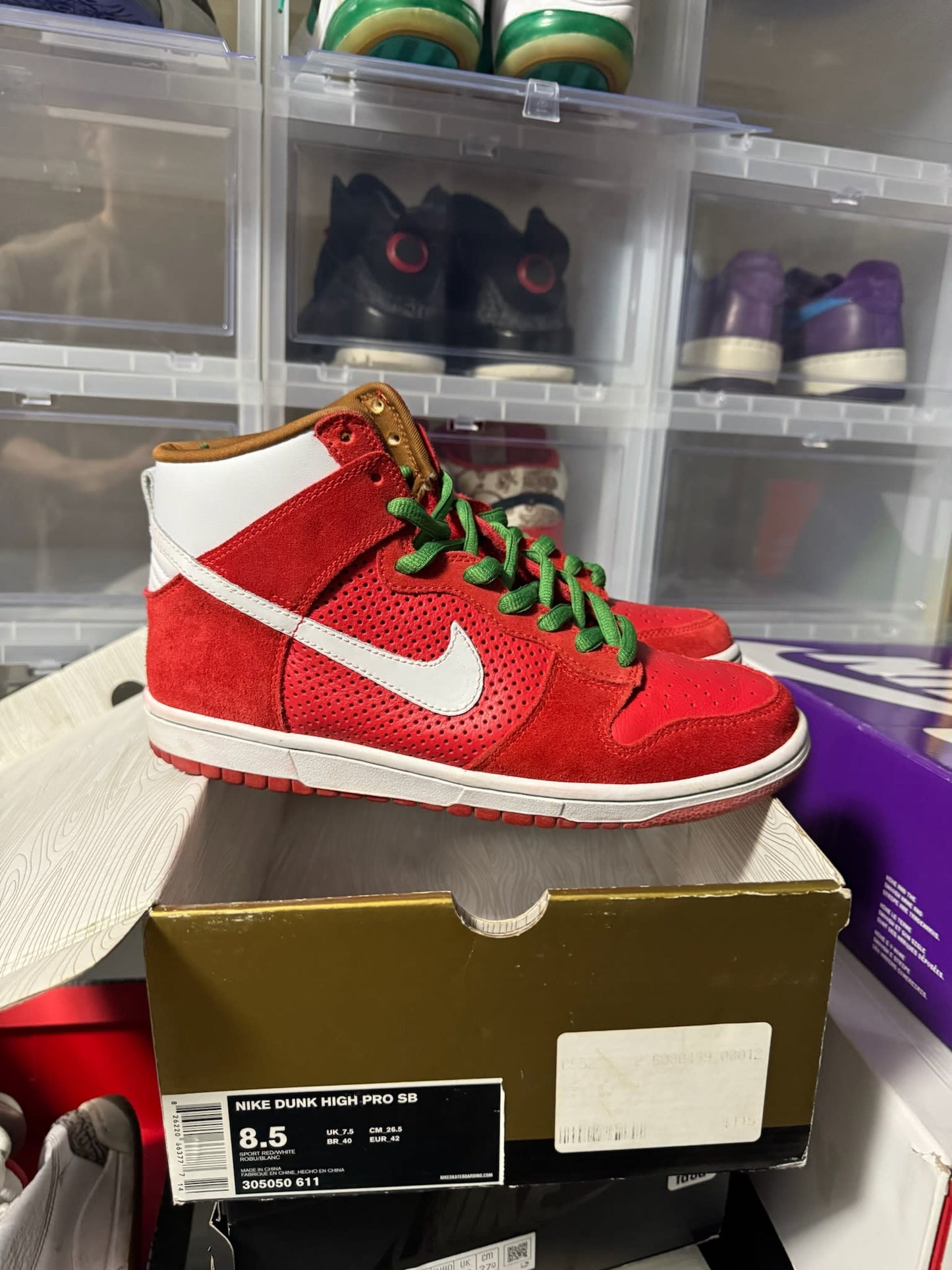 Size 8.5 Preowned Nike SB Dunk High Big Gulp