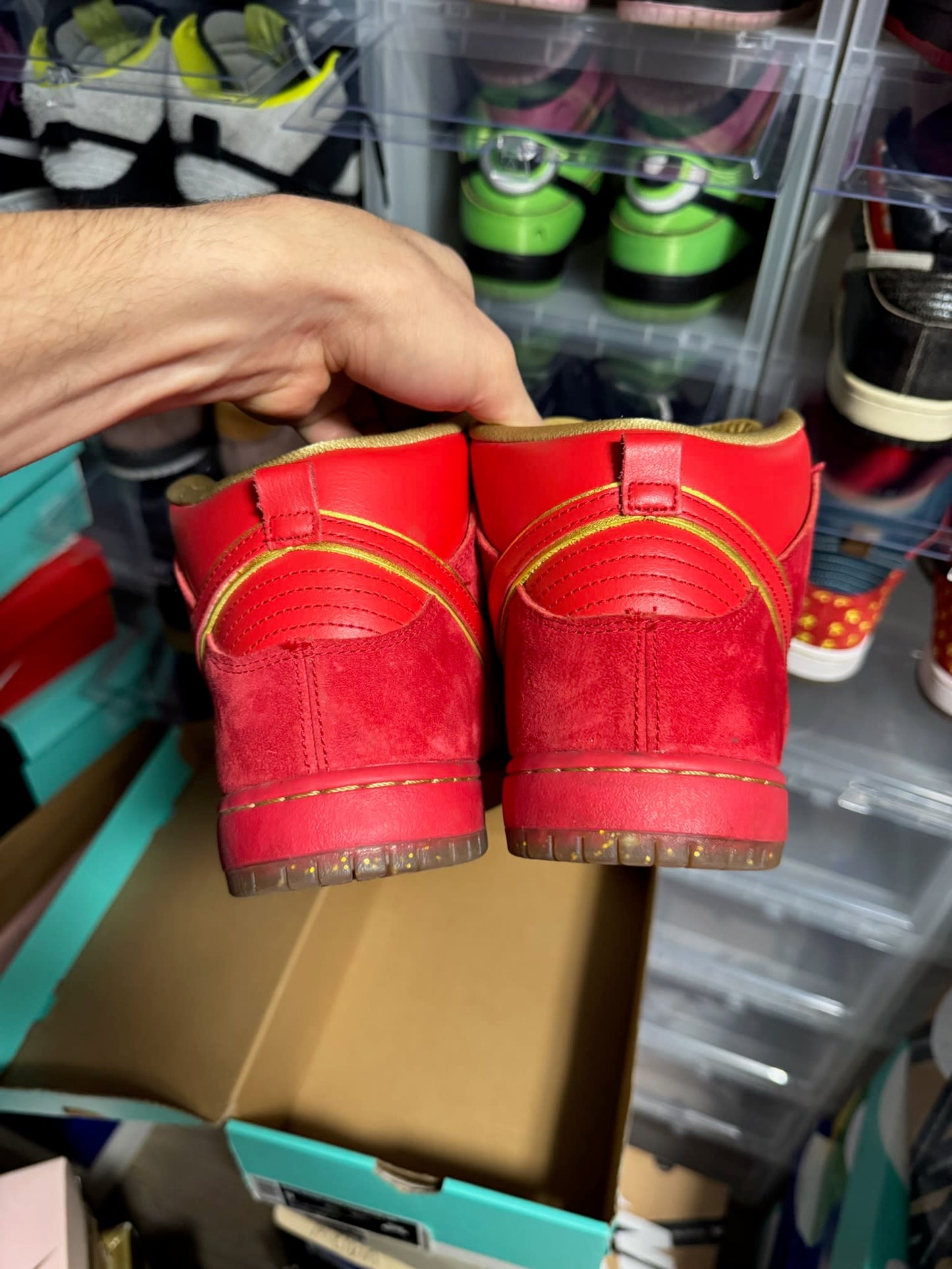 Size 9 Preowned Nike SB Dunk High Chinese New Year (CNY)