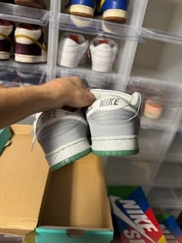 Size 9 Preowned Nike SB Dunk Low Marty McFly