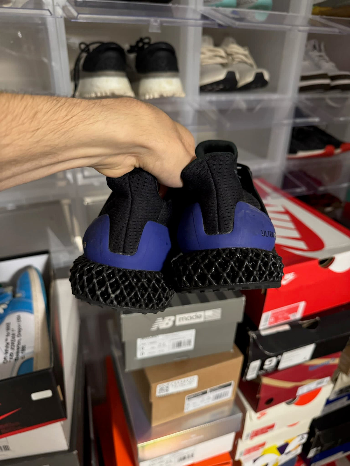 [HY855] adidas Ultra 4D Black Purple