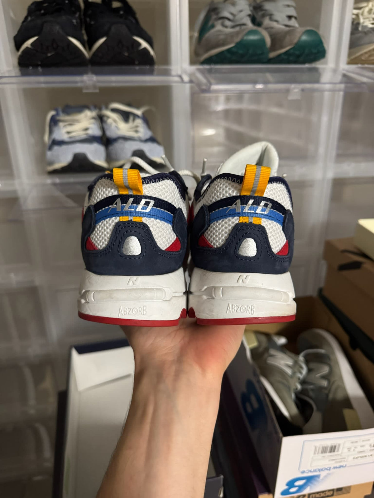 [HY929] New Balance 827 Abzorb Aime Leon Dore Red