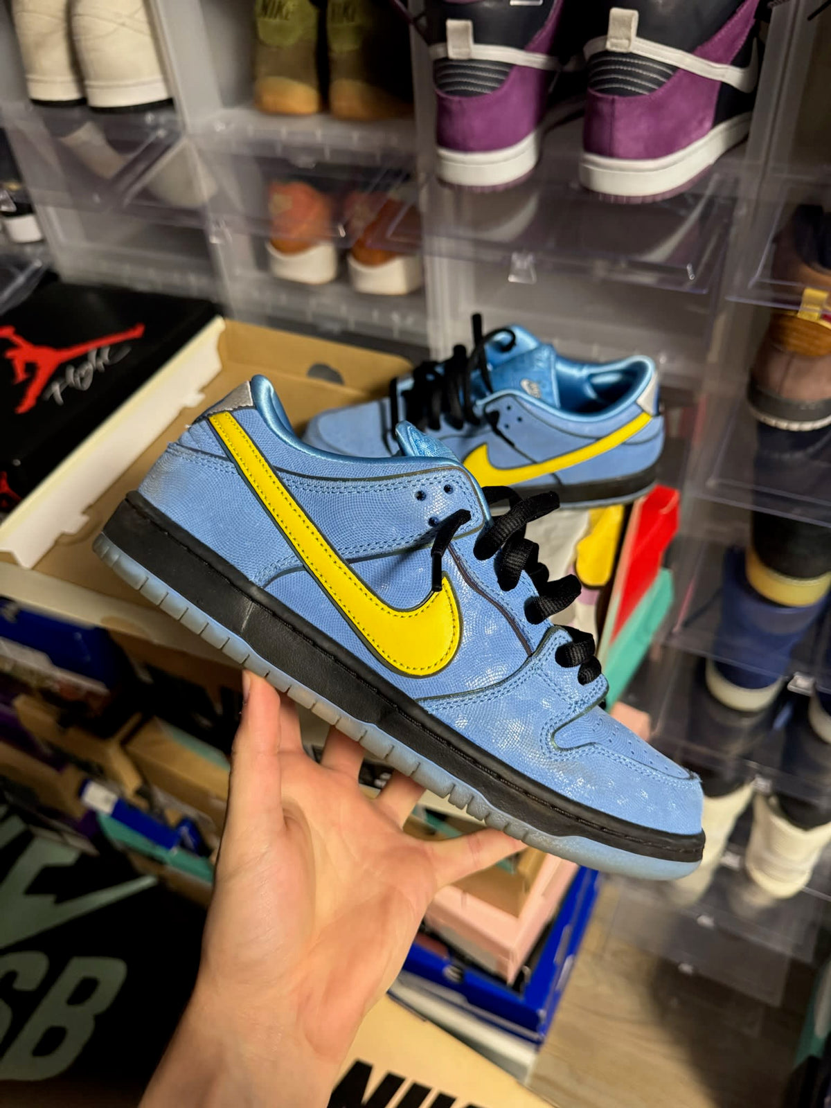Size 9 Preowned Nike SB Dunk Low The Powerpuff Girls Bubbles