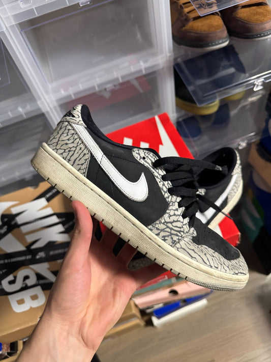 [HY759] Jordan 1 Retro Low OG Black Cement