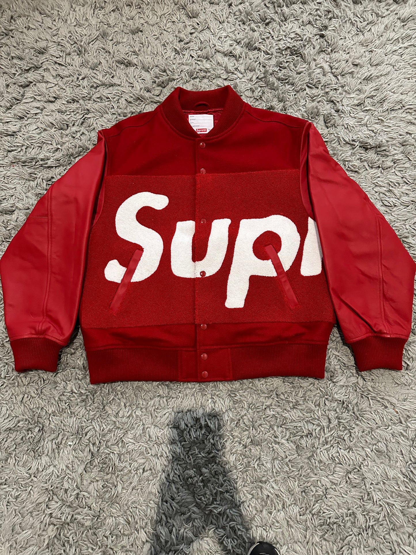 Supreme Varsity Jacket ‘Big Print’