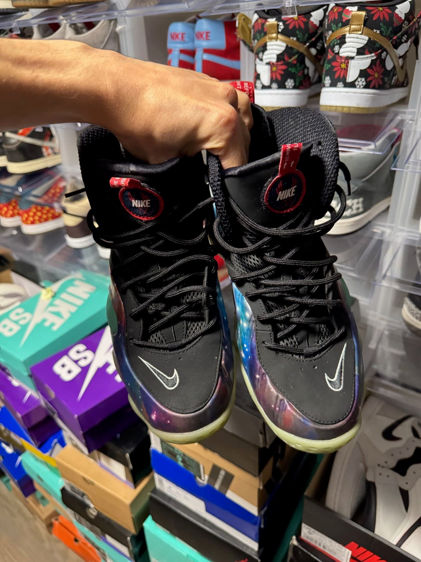 Size 9 Preowned (NB) Nike Zoom Rookie Galaxy (Sole Collector Edition)