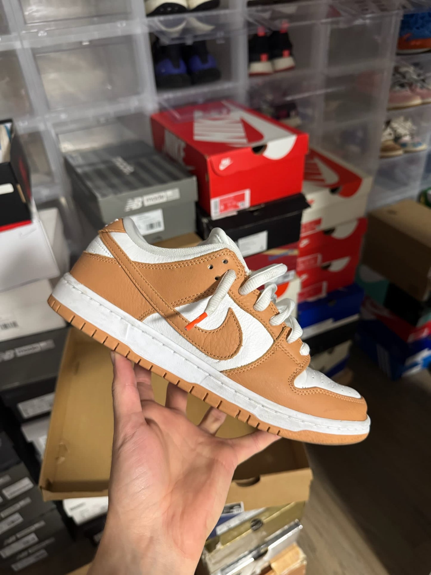 HY839 Nike SB Dunk Low Pro ISO Light Cognac
