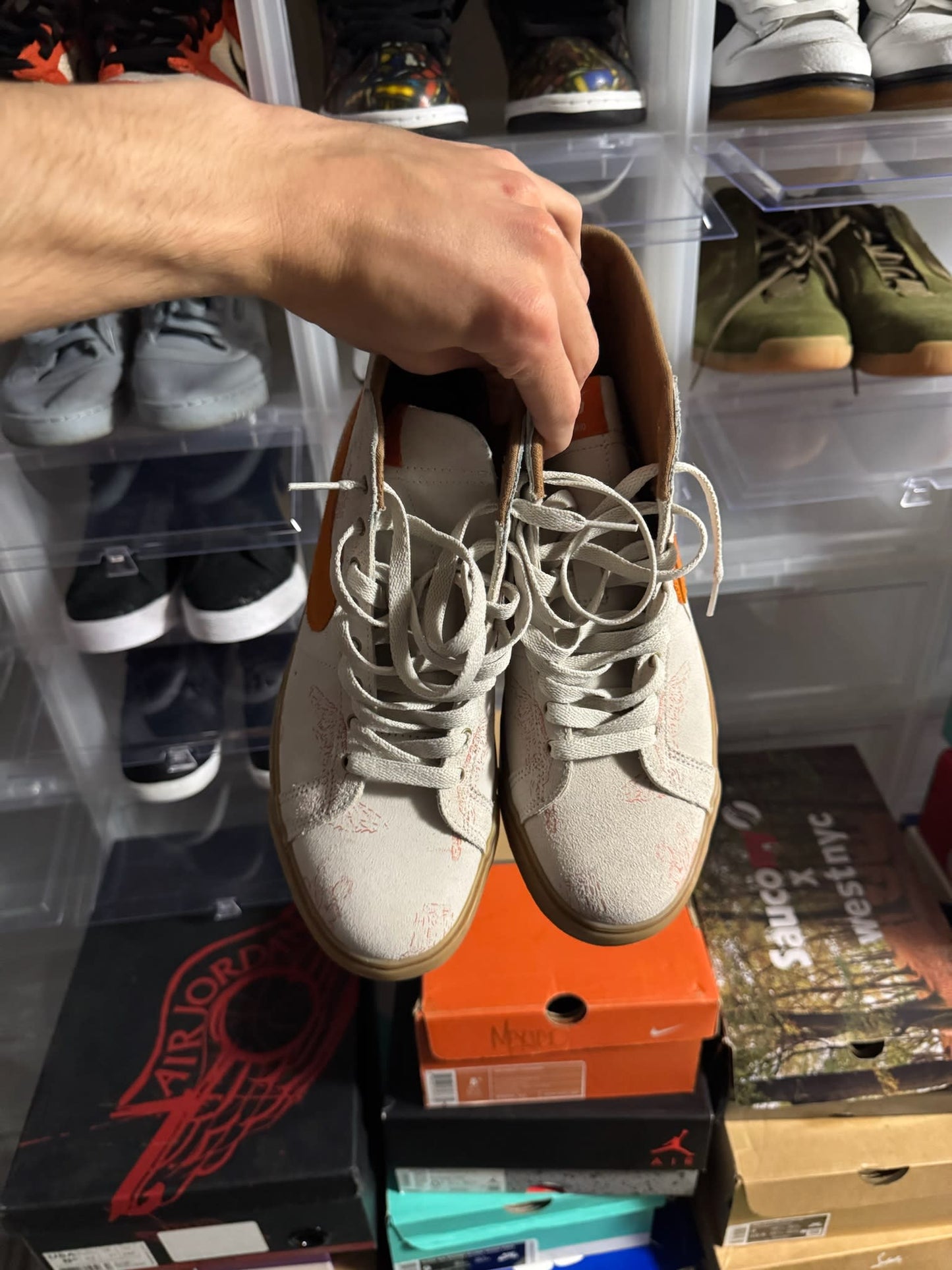 HY2694 Nike SB Blazer Canvas Light Brown