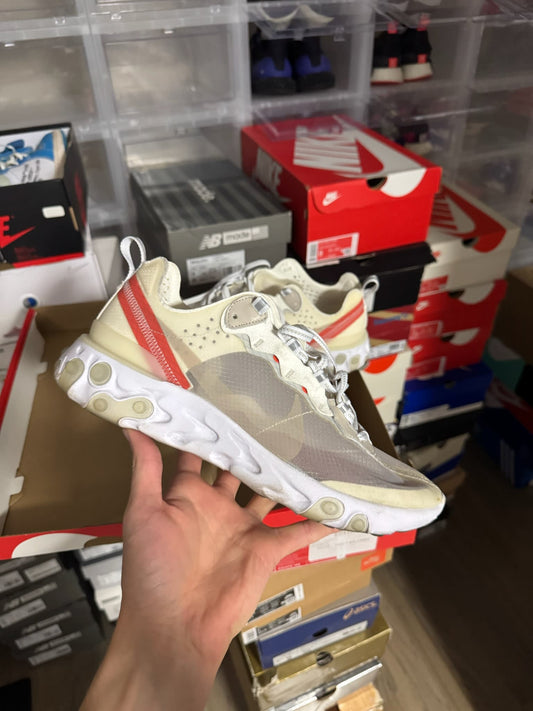 HY840 Nike React Element 87 Sail Light Bone