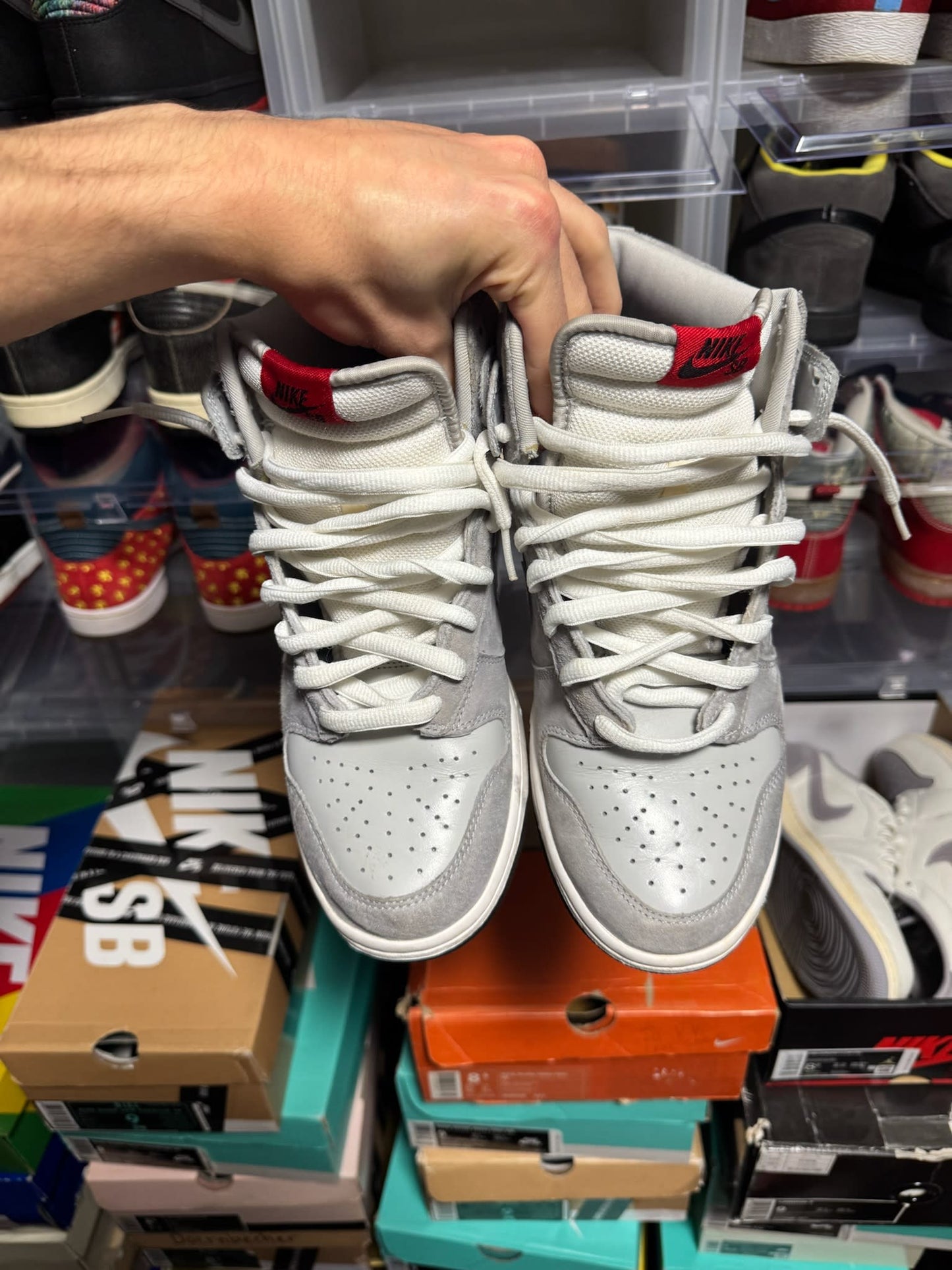 Size 8.5 Preowned Nike SB Dunk High Pee Wee Herman